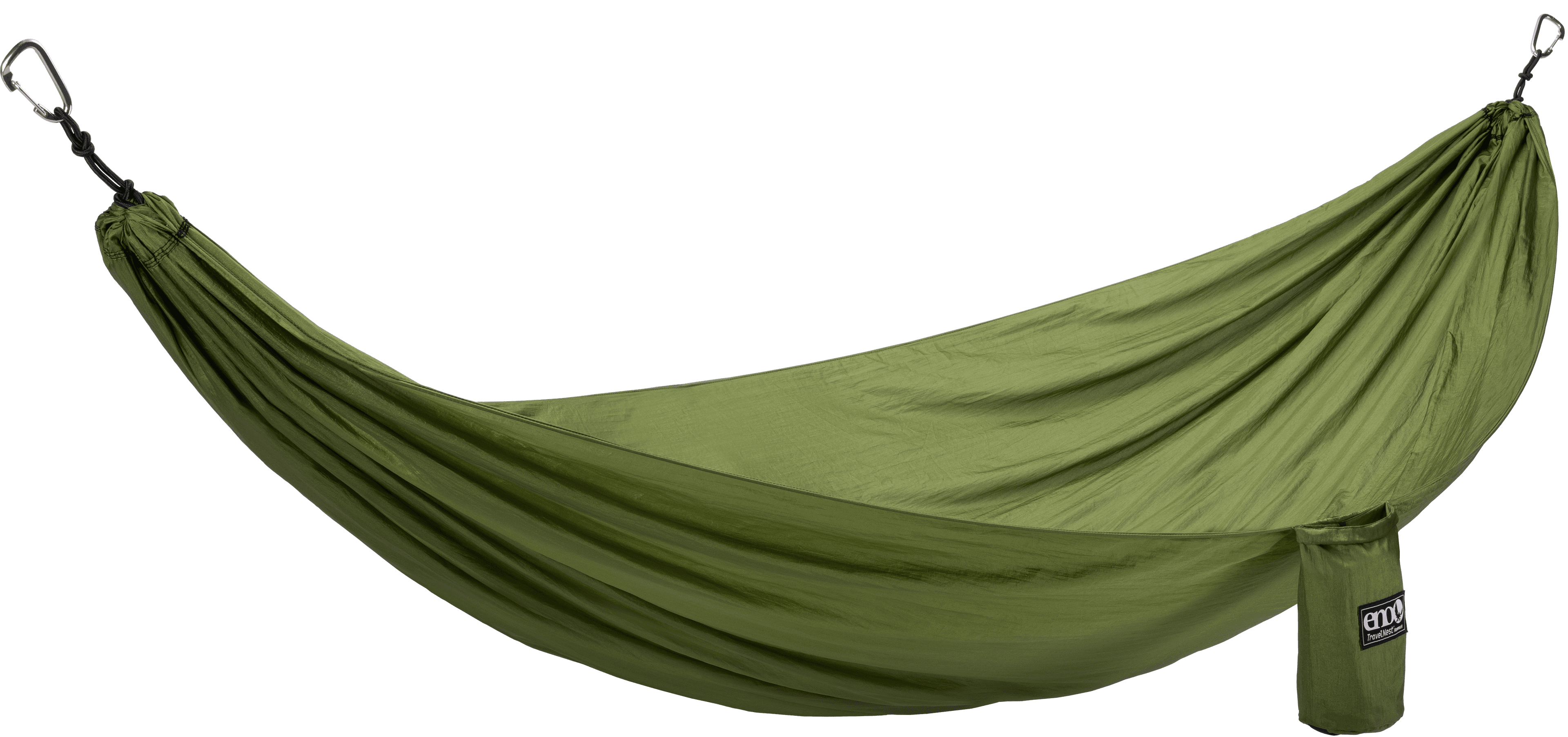 Eno Hammock Eno TravelNest Hammock + Straps Combo riippumatto ja kiinnitysjärjestelmä, vihreä