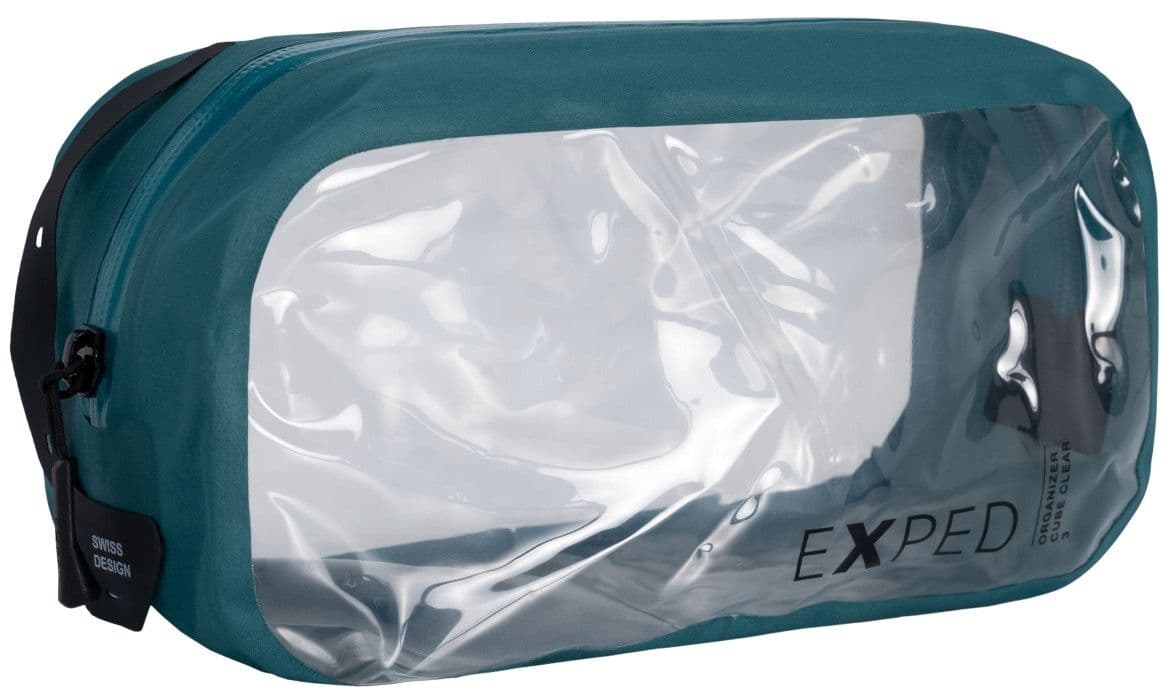 Exped Organizer Cube Clear 3 säilytyslaukku, Cypress