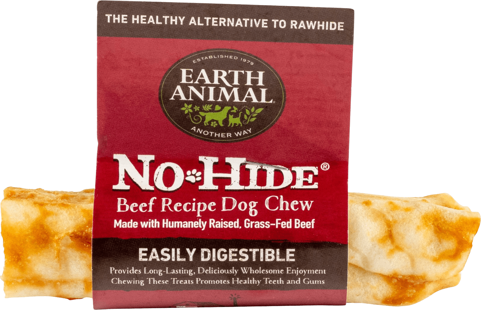Earth Animal No-Hide Beef Chews puruluu, Small