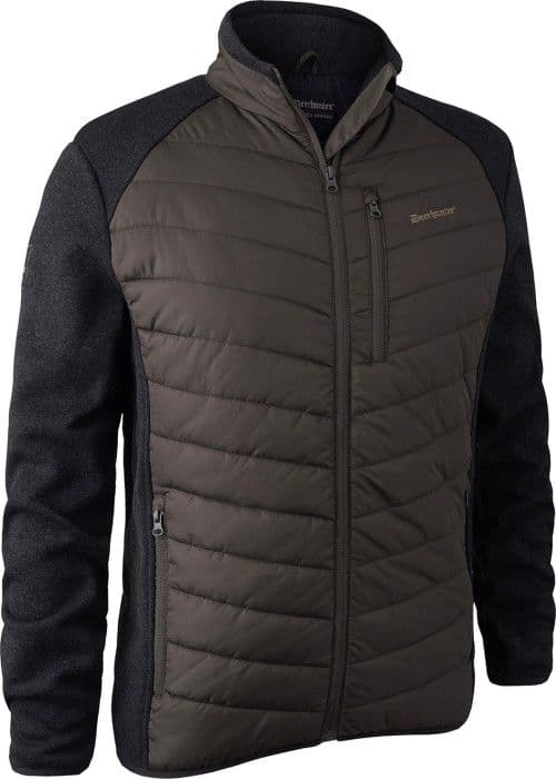 Deerhunter Moor Padded Jacket w/ Knit Brown Leaf