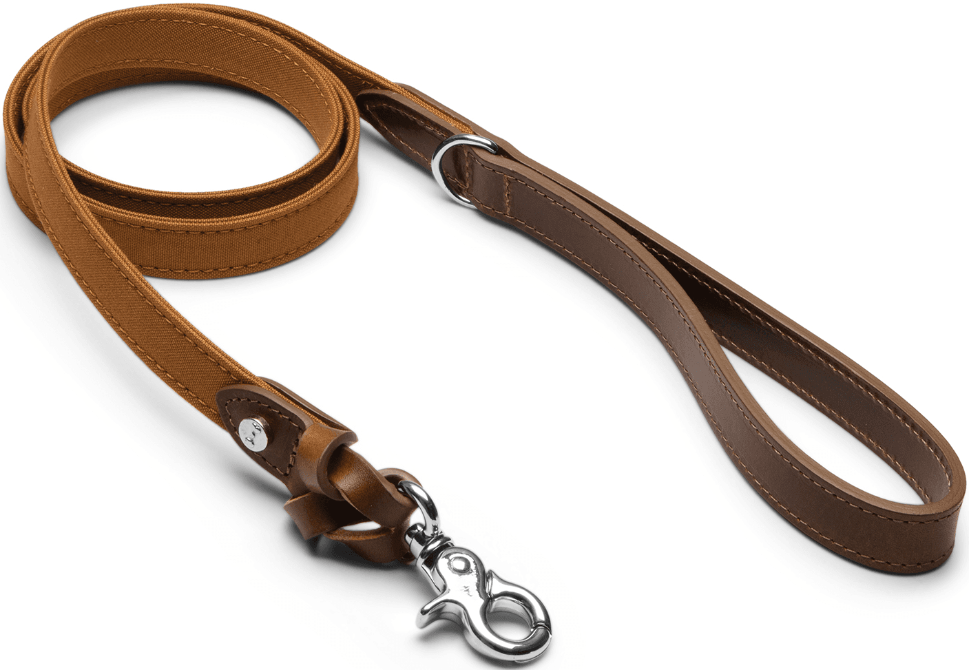 Denjo Dogs Signature talutin, S, Brown/Mustard