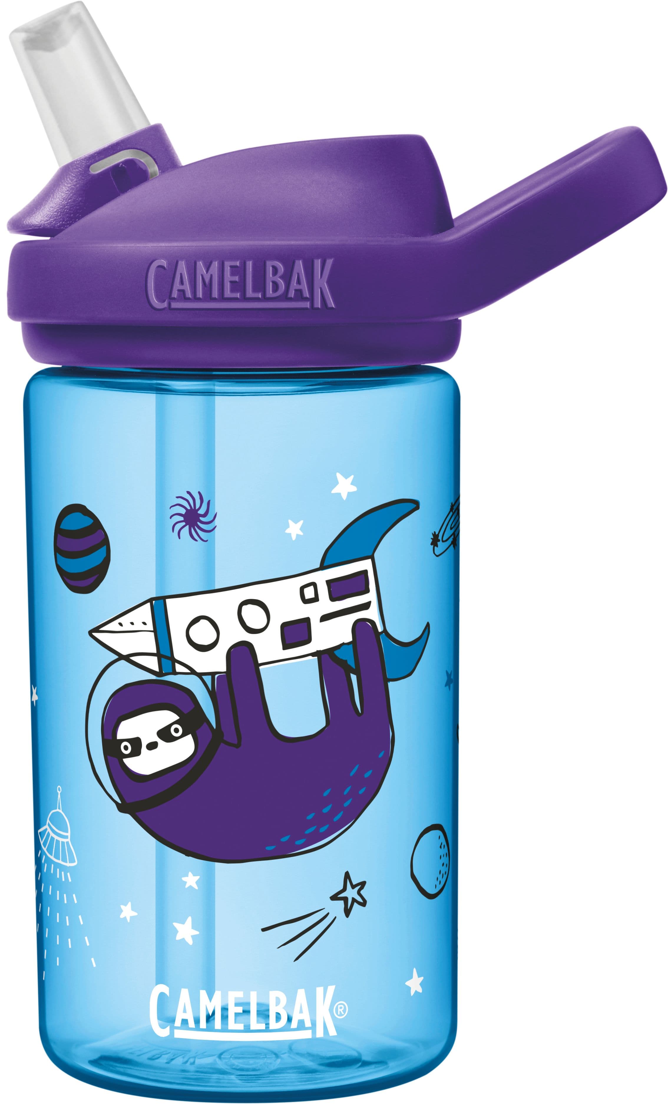 Camelbak Eddy+ Kids 14 Tritan lasten juomapullo, Slots in Space