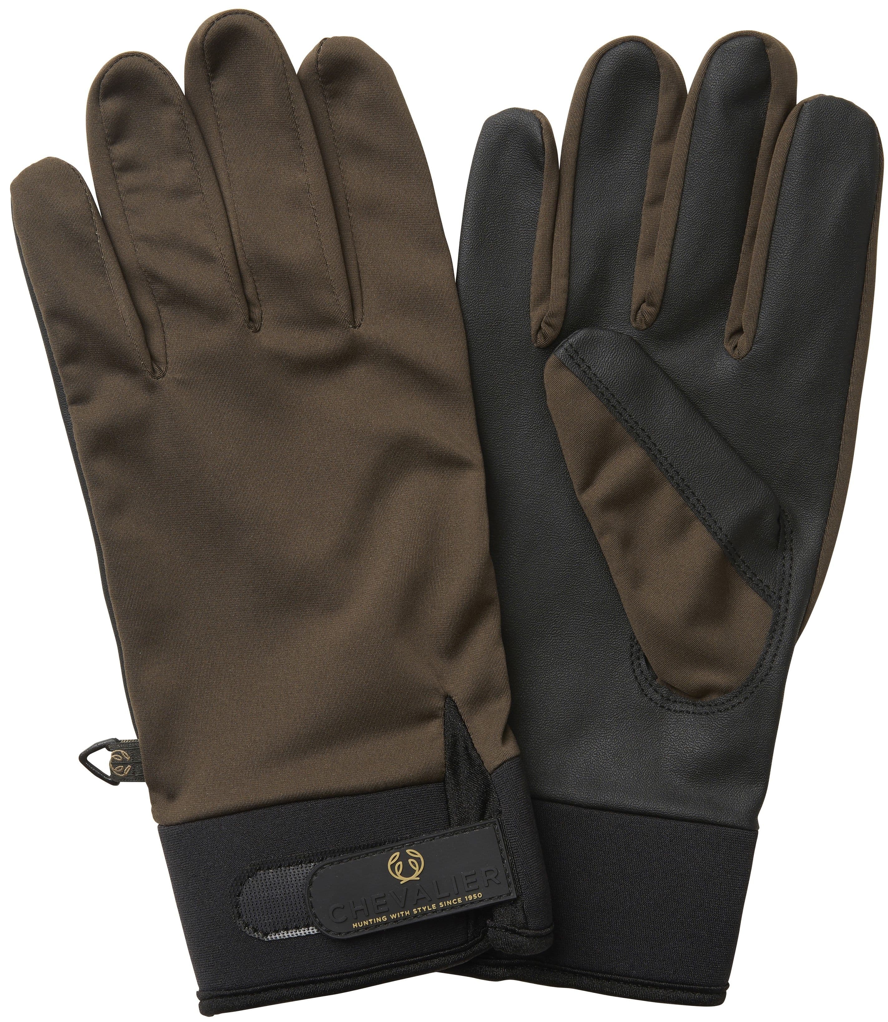 Chevalier Shooting Gloves No Slip metsästyskäsineet, Nahanruskea (Leather Brown)