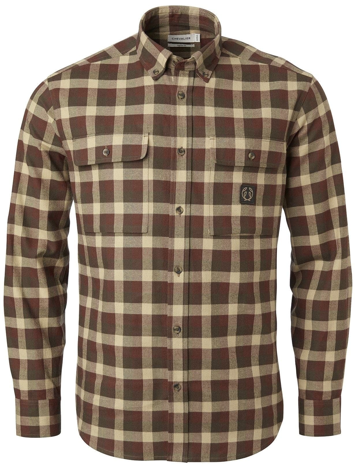 Chevalier Heron Flannel Shirt paita, Holly Green Checked