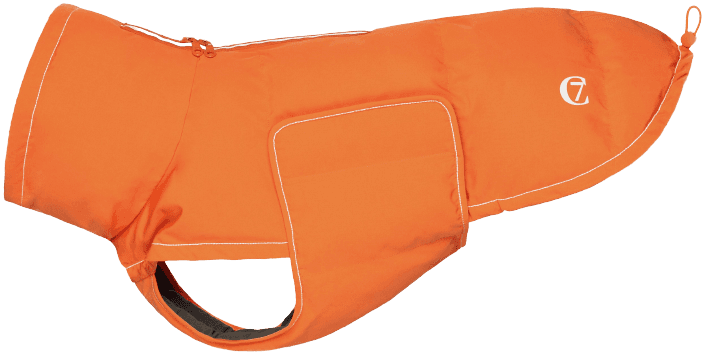 Cloud7 Yukon Dog Coat koiran takki, koot 4-5, Neonoranssi (Neon Orange)