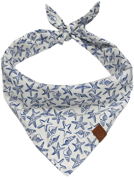Cloud7 Bandana koiran huivi, L, Sea Stars
