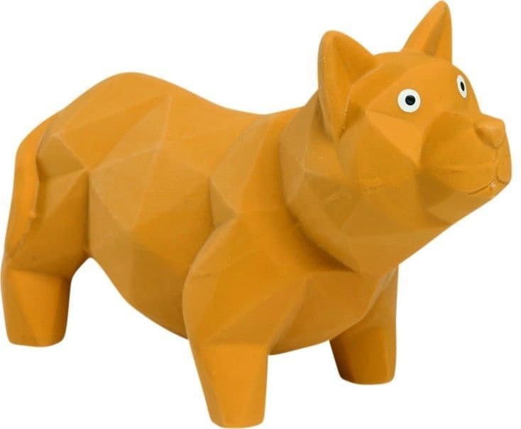Companion Edgy Latex Toy Dog purulelu, 17 cm