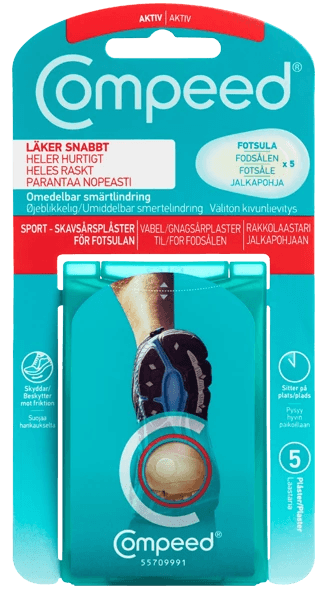 Compeed Sport rakkolaastari, jalkapohja