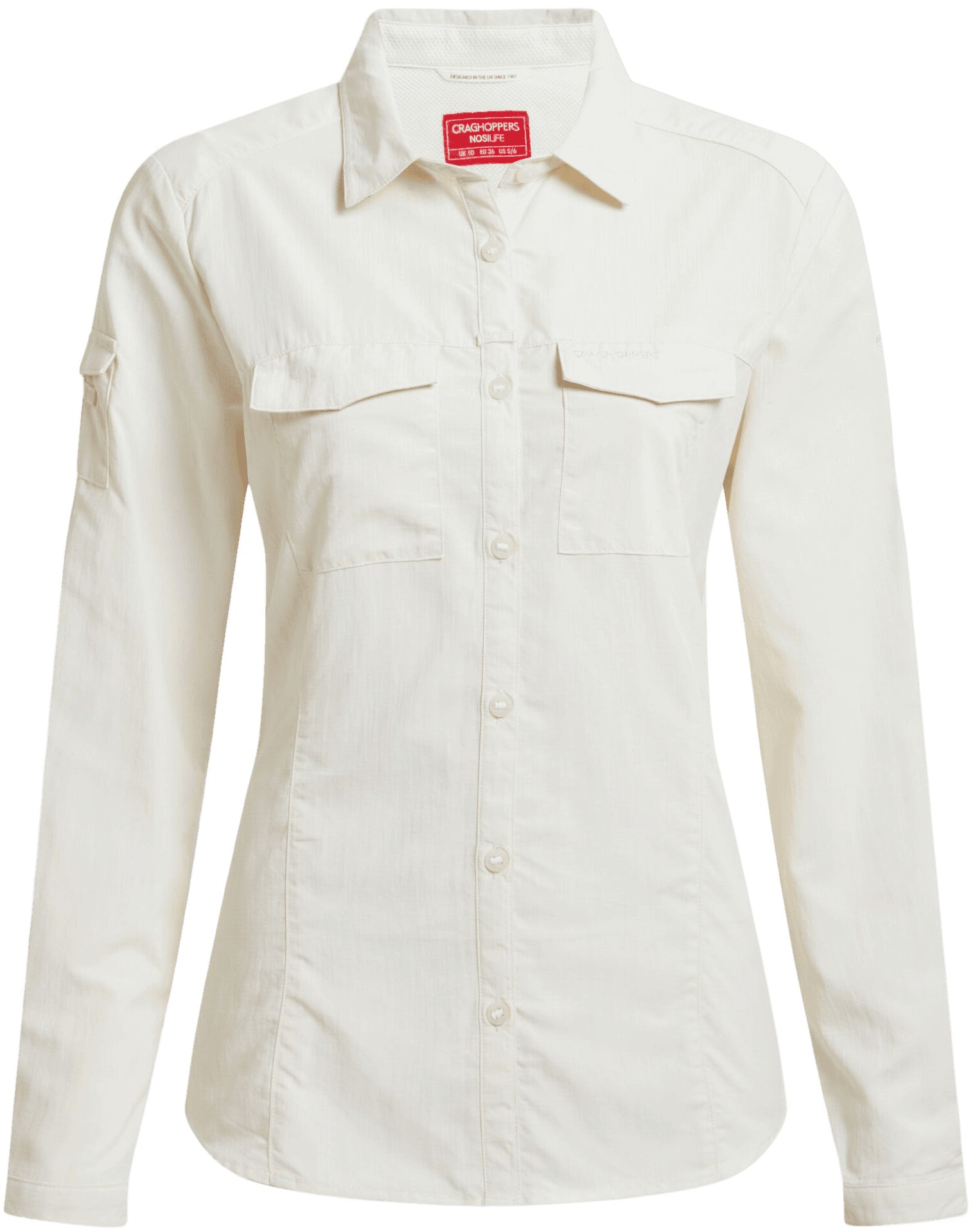 Craghoppers NosiLife Adventure LS Shirt III naisten paita, Seasalt