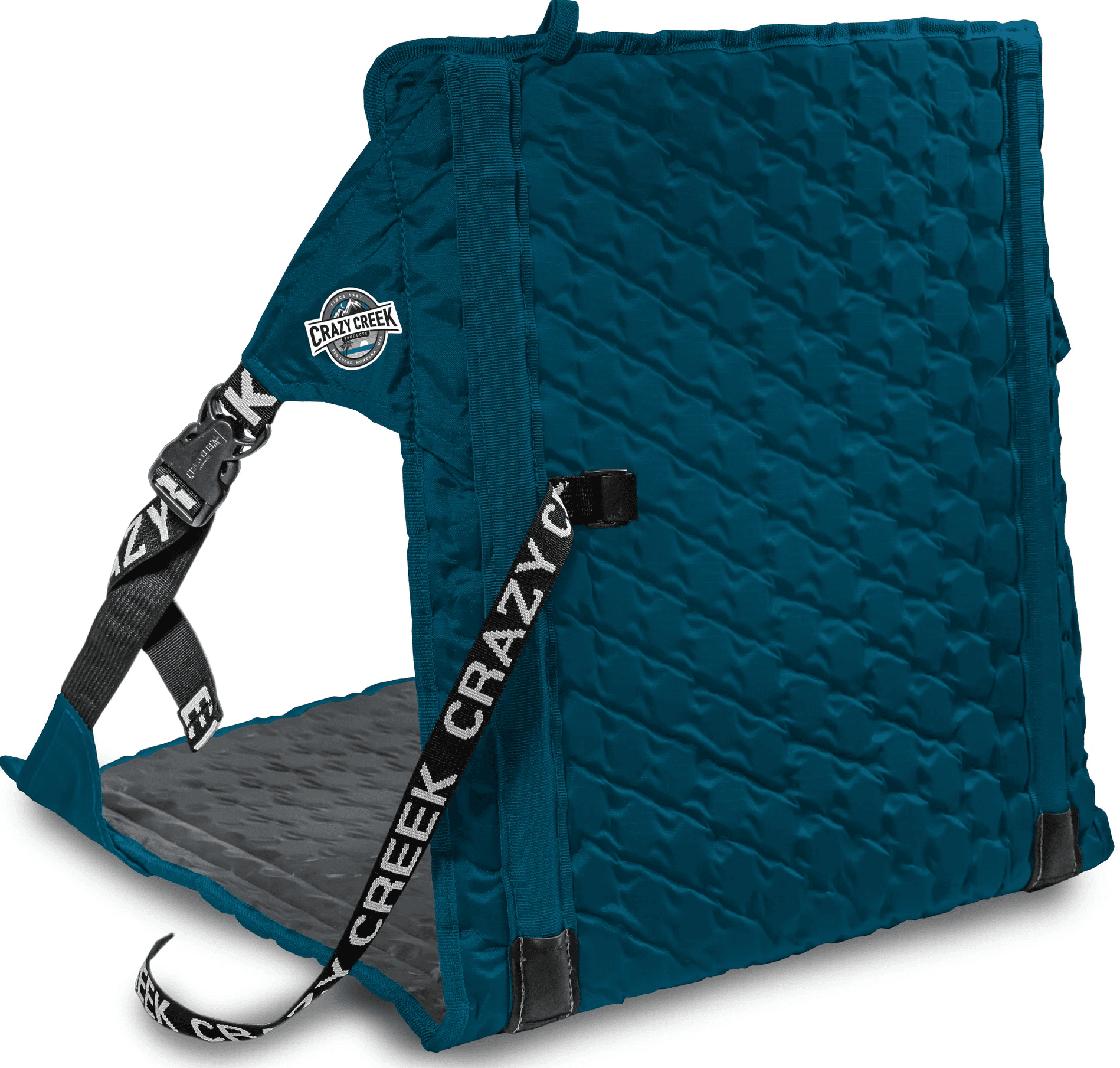 Crazy Creek Hex 2.0 Original Chair tuoli, petrooli/harmaa