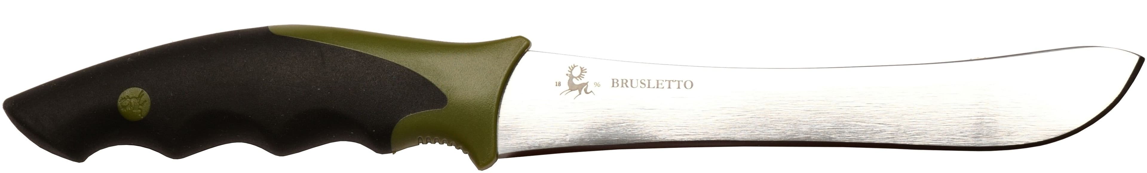 Brusletto Butcher -metsästyspuukko, musta/vihreä