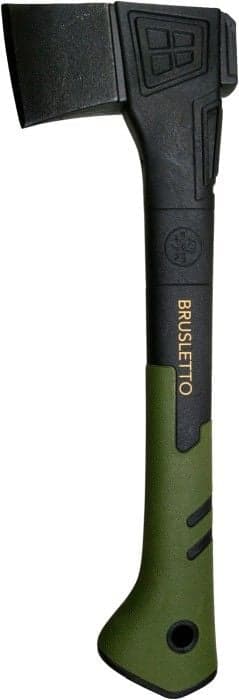 Brusletto Kikut Axe 36 cm retkikirves, musta/vihreä
