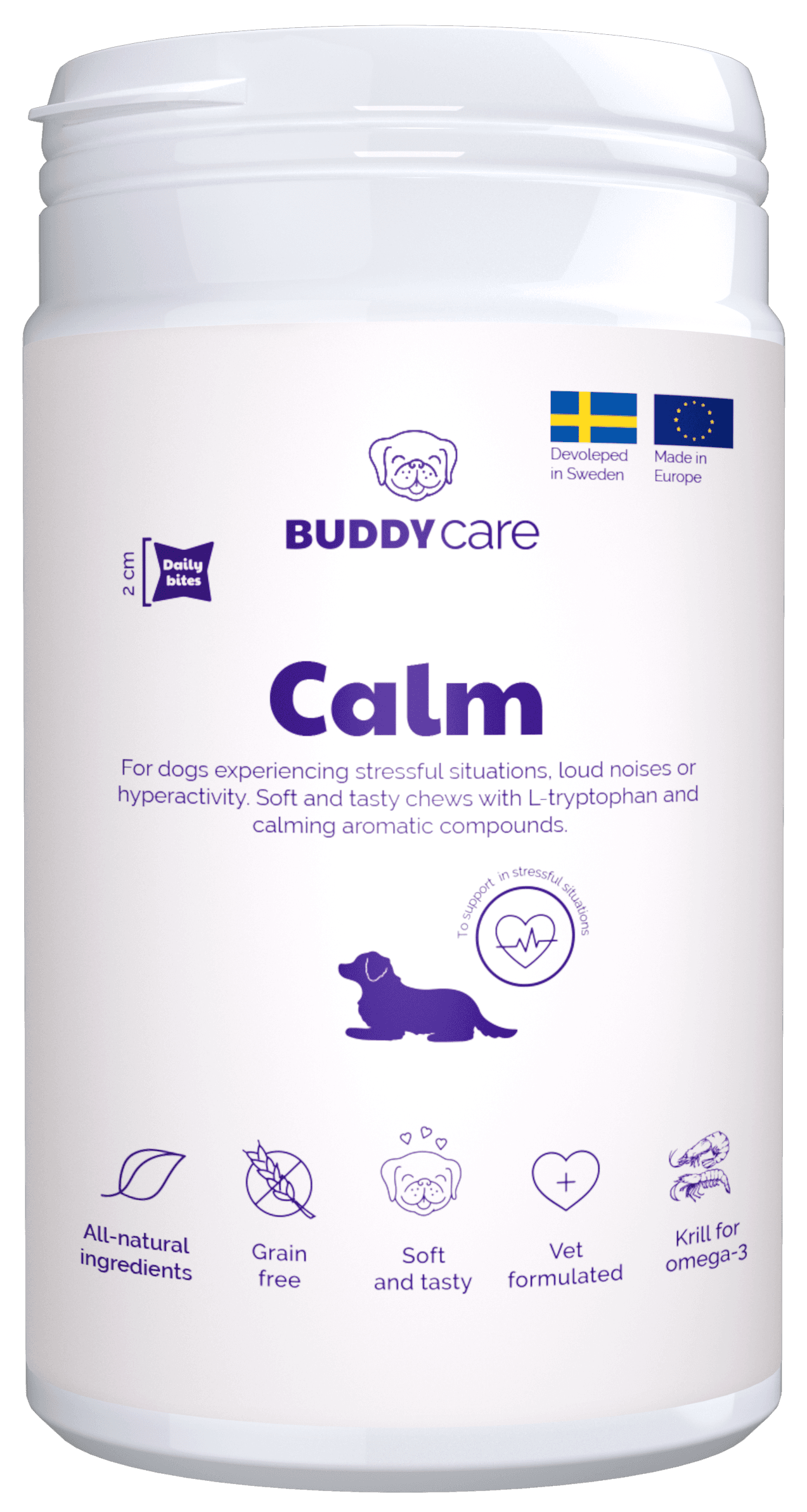 Buddy Care Calming rauhoittava ravintolisä
