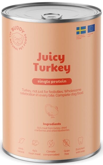 Buddy Juicy Turkey märkäruoka