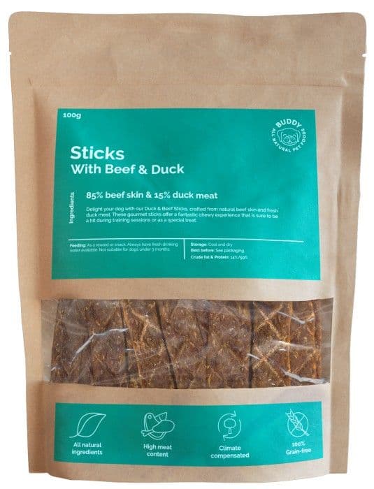 Buddy Dental Chew Duck makupalat, 100 g