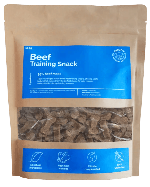 Buddy Training Snacks Beef makupalat, 100g