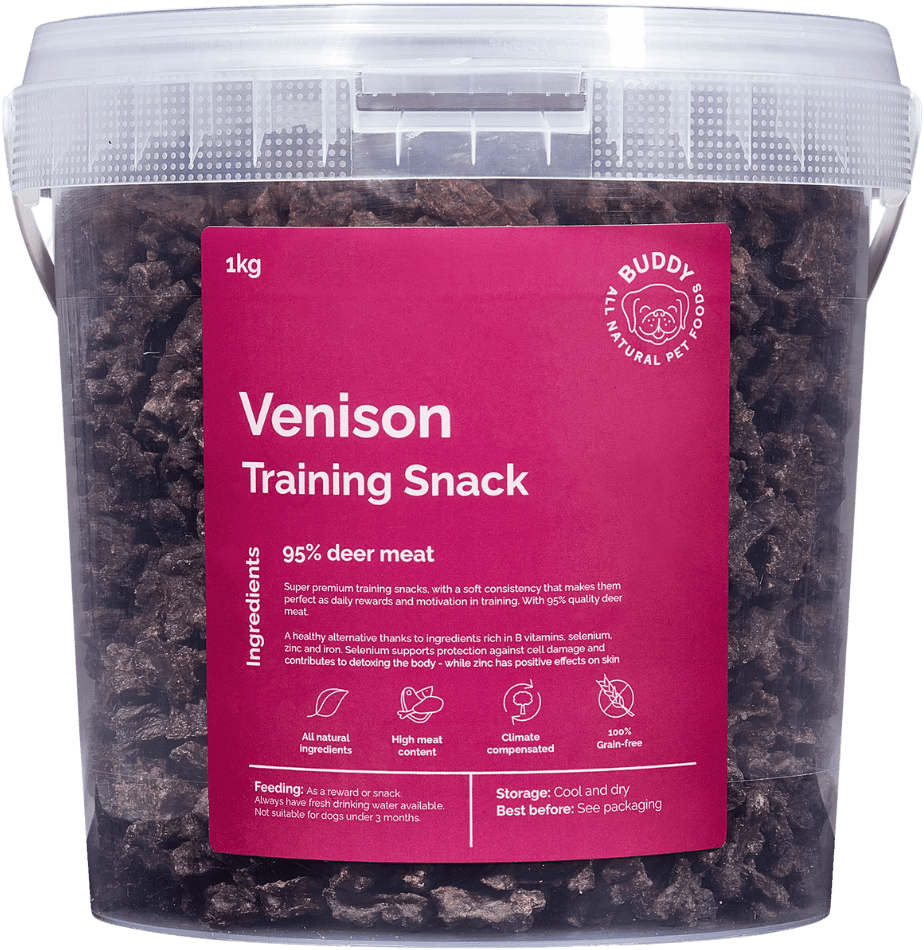 Buddy Venison Training Snack makupala, 1 kg