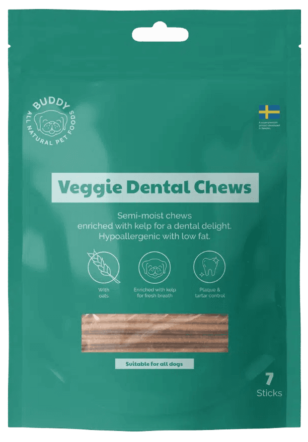 Buddy Dental Stick enriched with Kelp hammaspurutikku, M