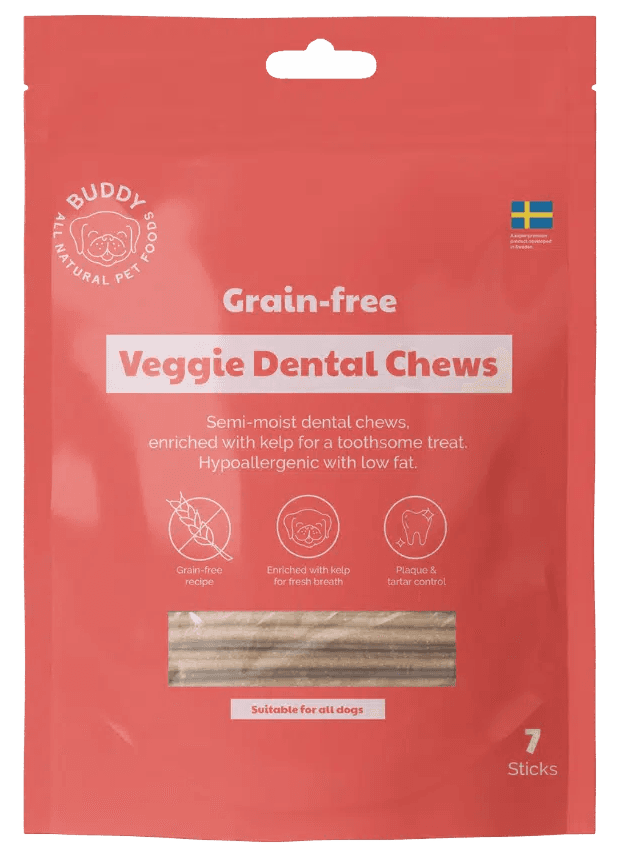 Buddy Grain-free Dental Stick enriched with Kelp hammaspurutikku, M