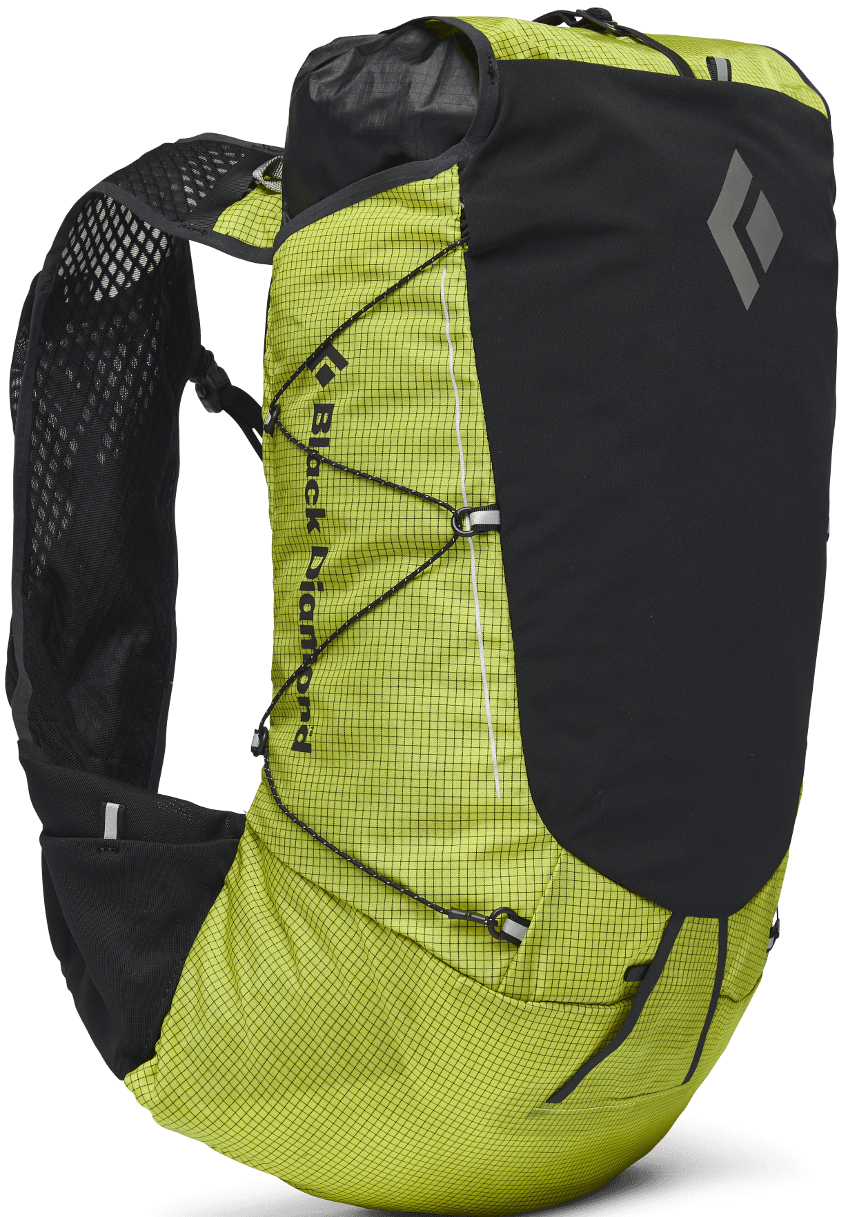Black Diamond Distance 22 Backpack reppu, lime/musta