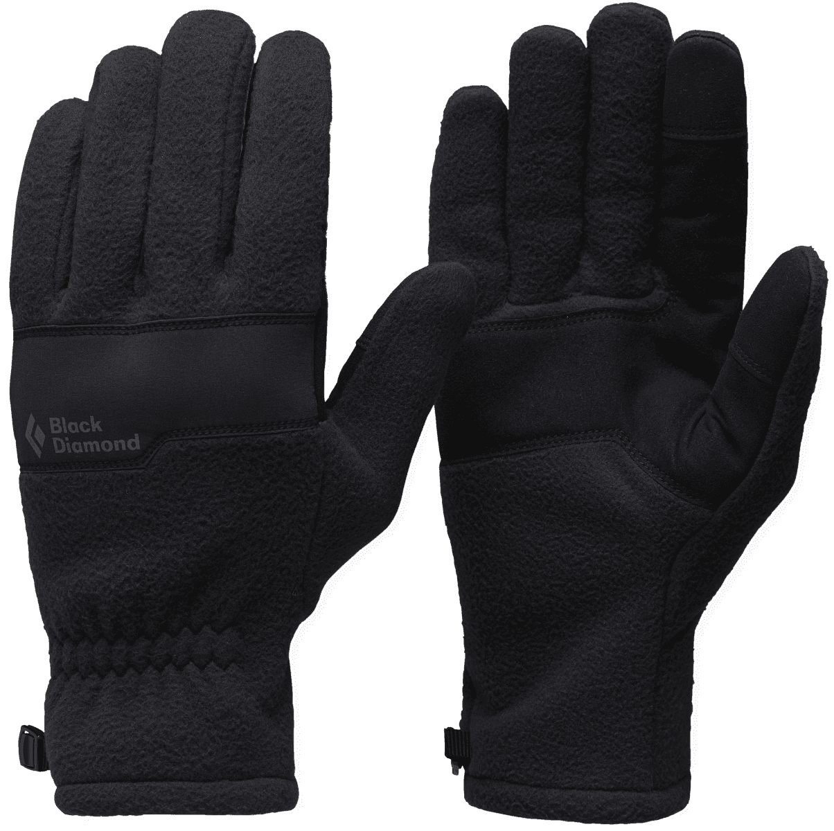Black Diamond Everyday Fleece Gloves hanskat, Musta