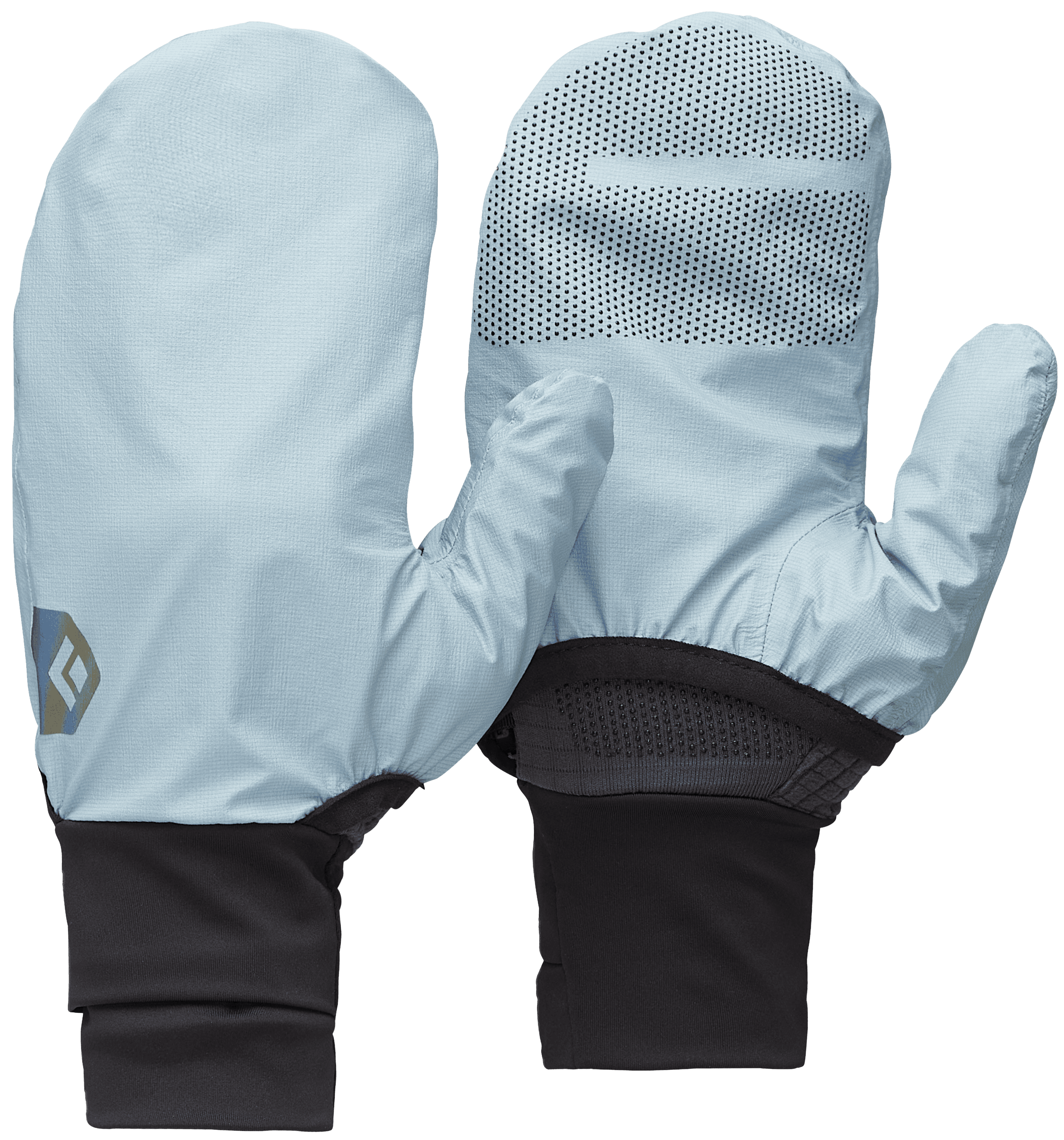 Black Diamond Gridtech Storm Hood Gloves hanskat/kintaat, Carbon/Glacier