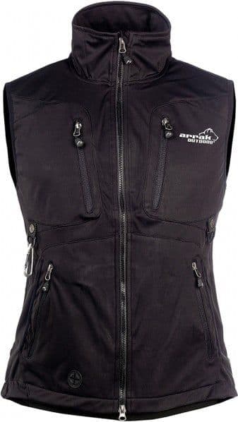 Arrak Outdoor Arrak Acadia naisten softshell-liivi, musta