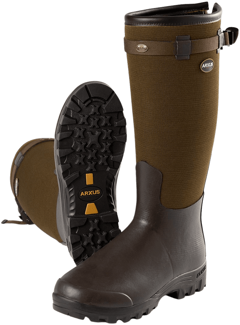 Arxus Primo Nord LW kumisaappaat, unisex, ruskea/maastonvihreä