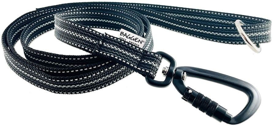 Baggen Koppel Twistlock talutushihna, 1,9m, harmaa