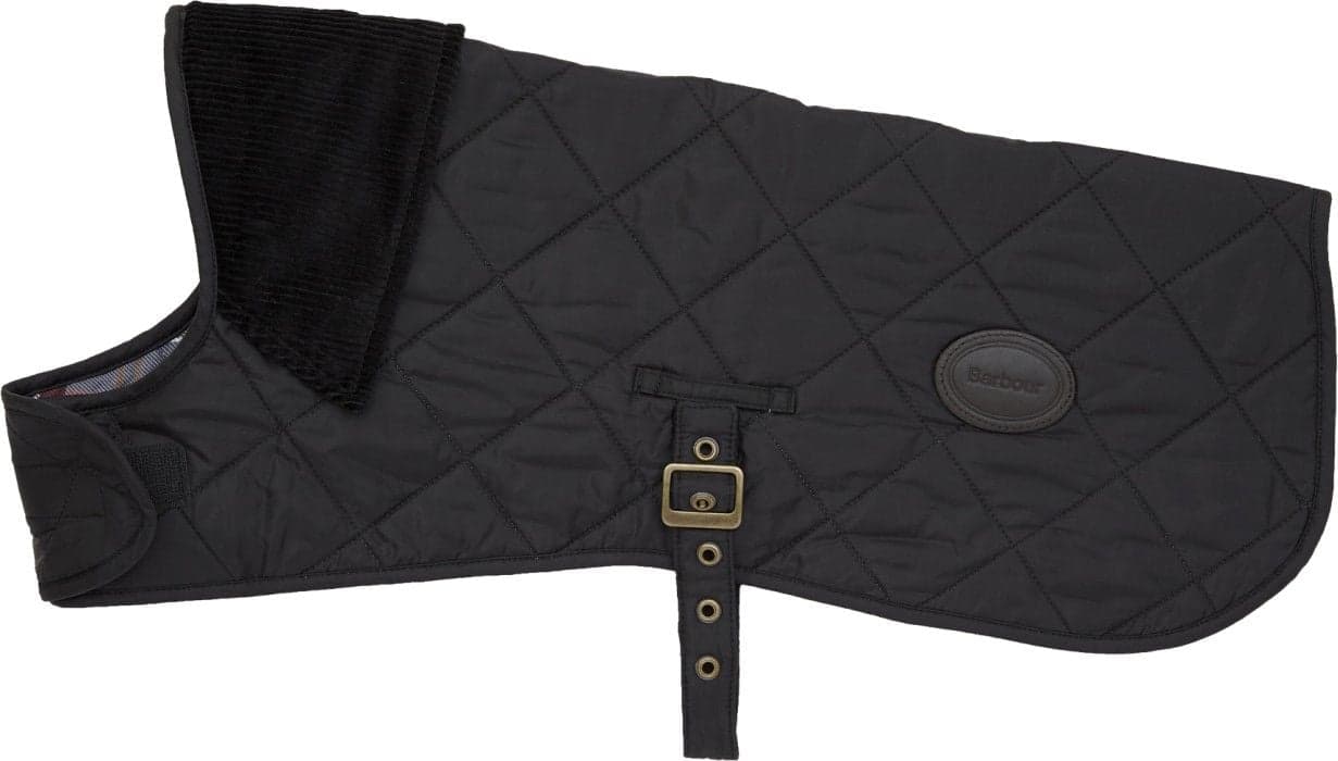 Barbour koiran tikkitakki, musta