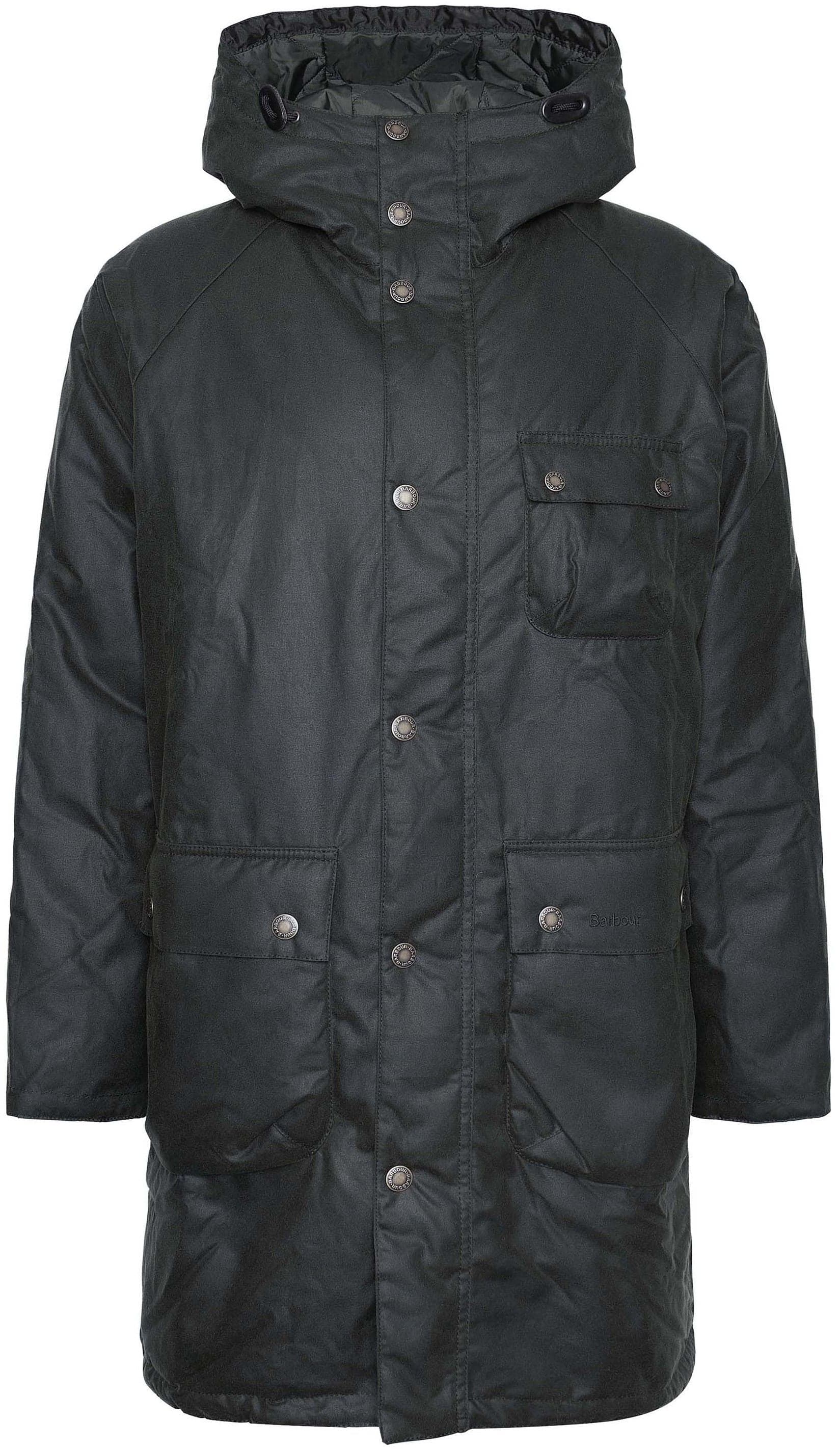Barbour Wint Wax Parka parkatakki, Fern