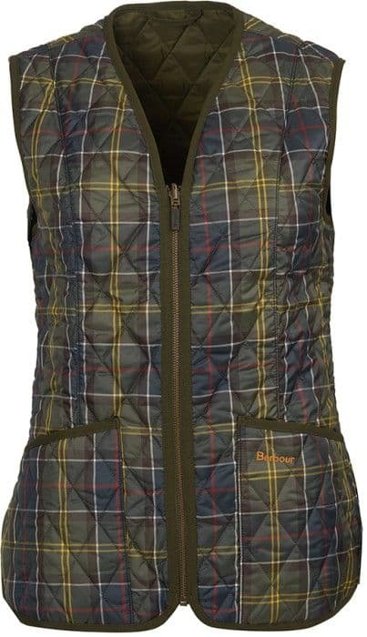 Barbour Tartan Betty Liner naisten tikkiliivi, Classic Tartan
