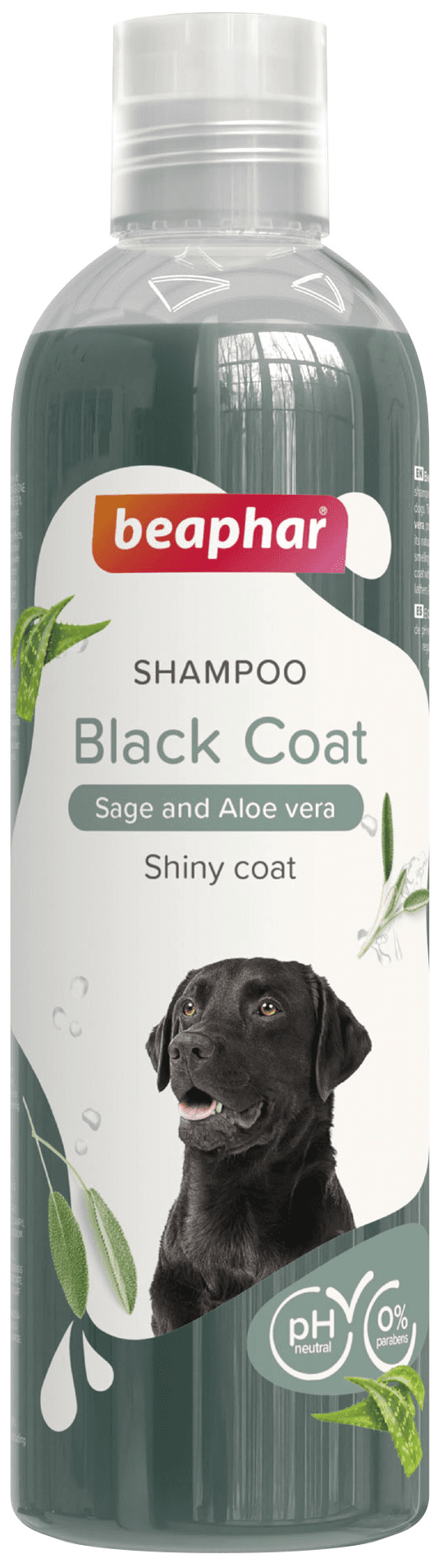 Beaphar shampoo mustille koirille, 250ml