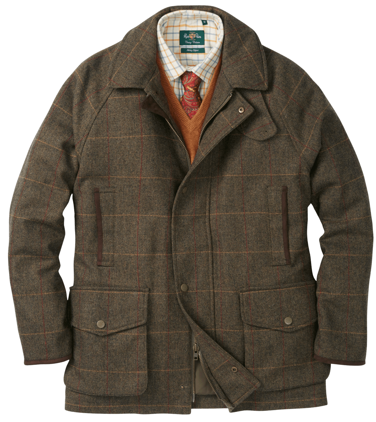 Alan Paine Combrook Waterproof Coat takki, Teak