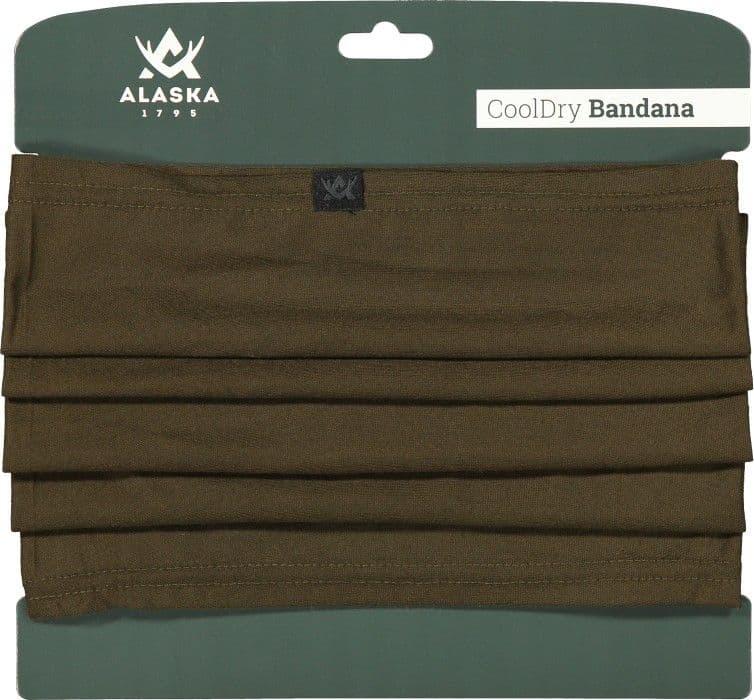 Alaska 1795 CoolDry Bandana, Sammalenruskea (Moss Brown)