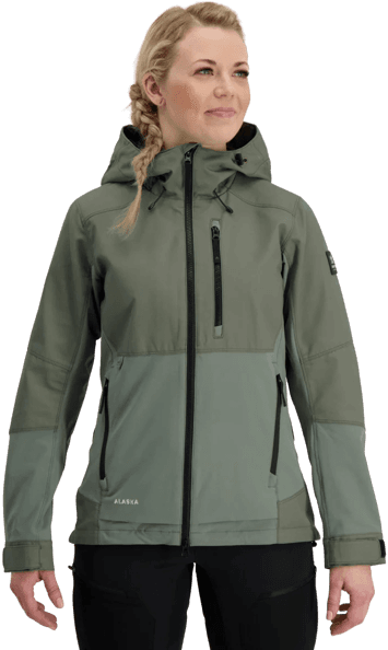Alaska 1795 Trekking Lite Pro Jacket naisten takki, harmaavihreä