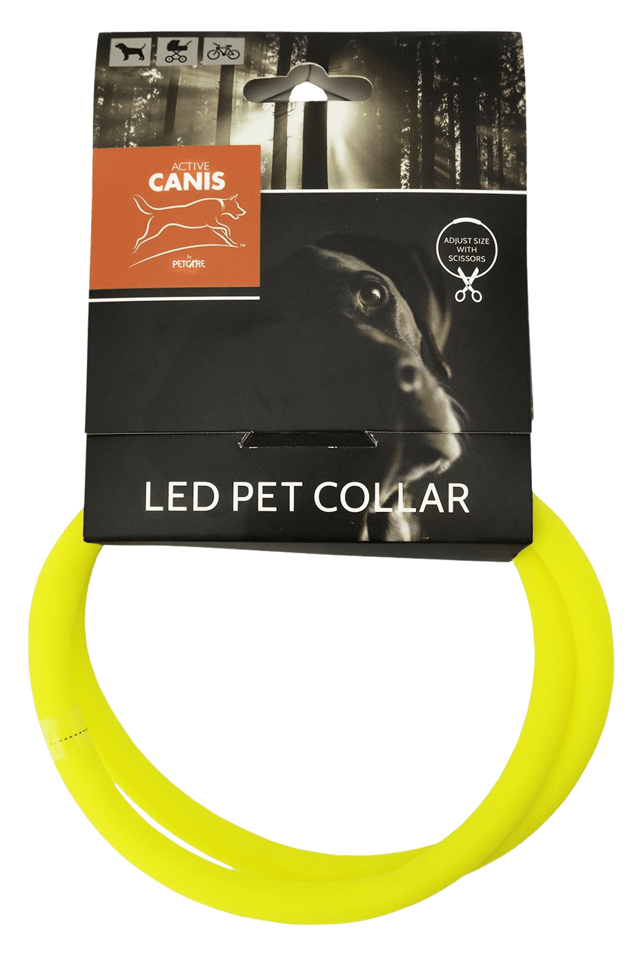 Active Canis USB Led Collar koiran heijastinpanta, Yellow