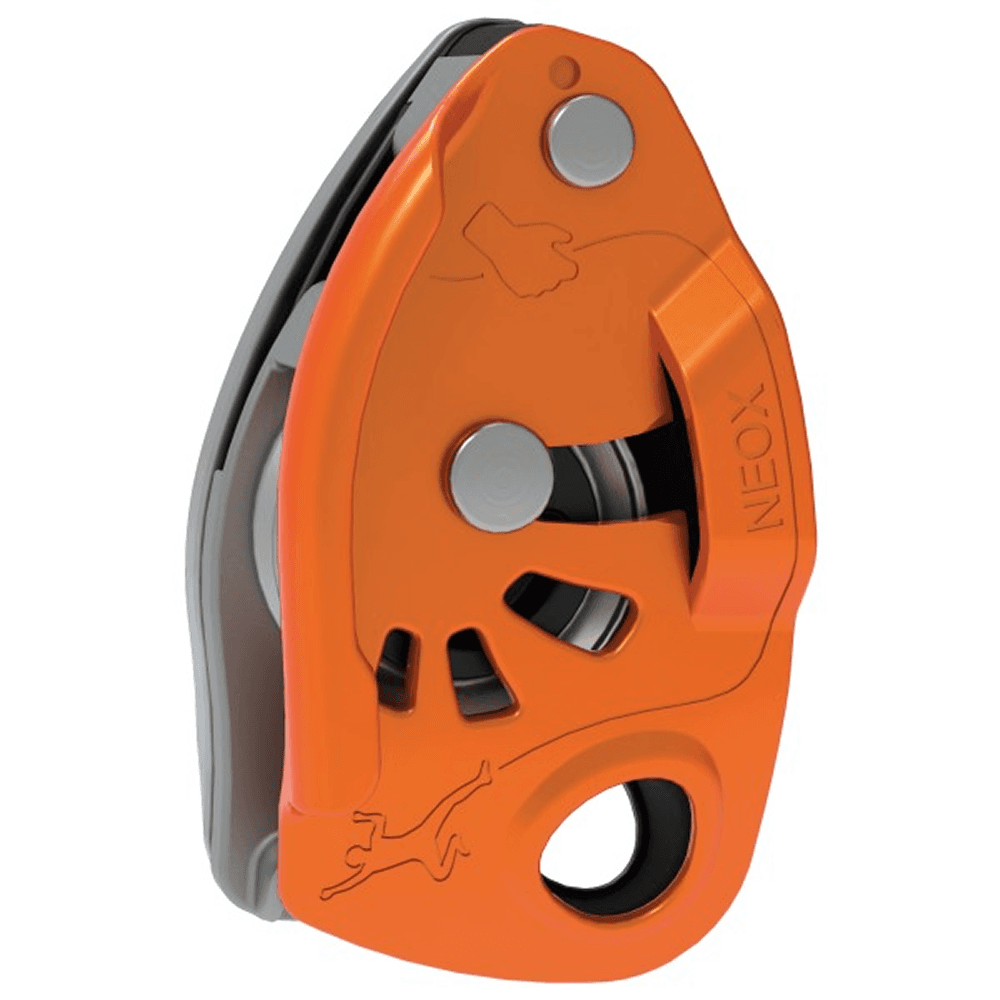 Petzl Neox Belay Device köysijarru, Oranssi