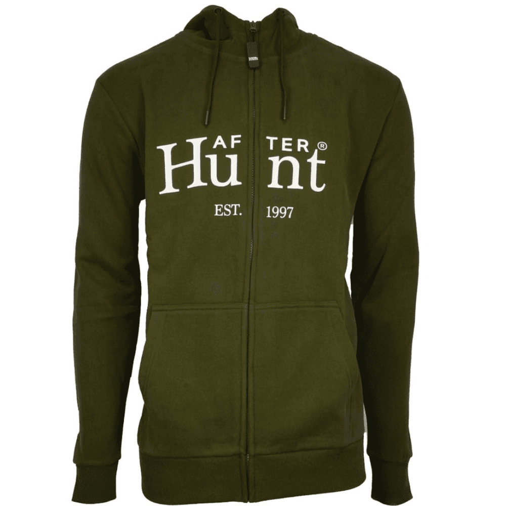After Hunt Hoodie Zipper Oliivinvihreä
