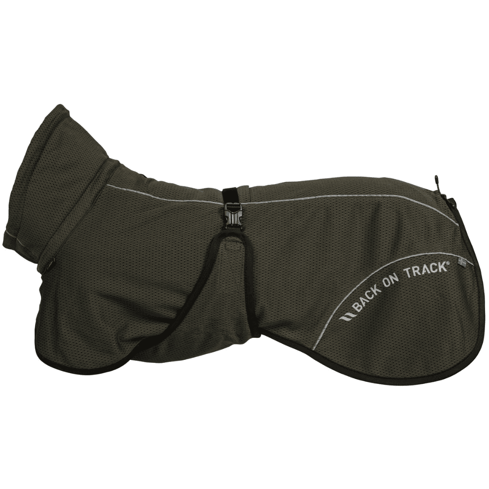 Back on Track Bay Mesh Coat High Set Tail 55-65 cm Oliivinvihreä