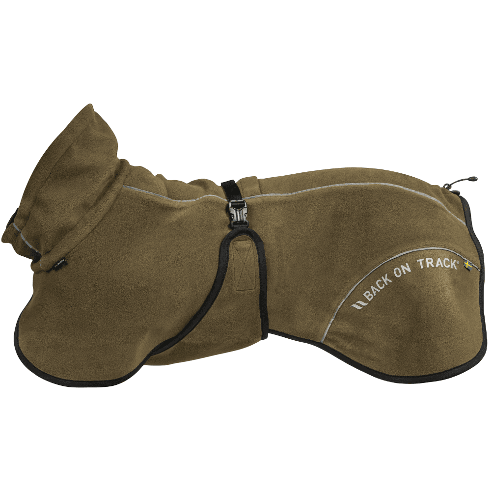 Back on Track Bay Fleece Coat High Set Tail 70 cm Oliivinvihreä