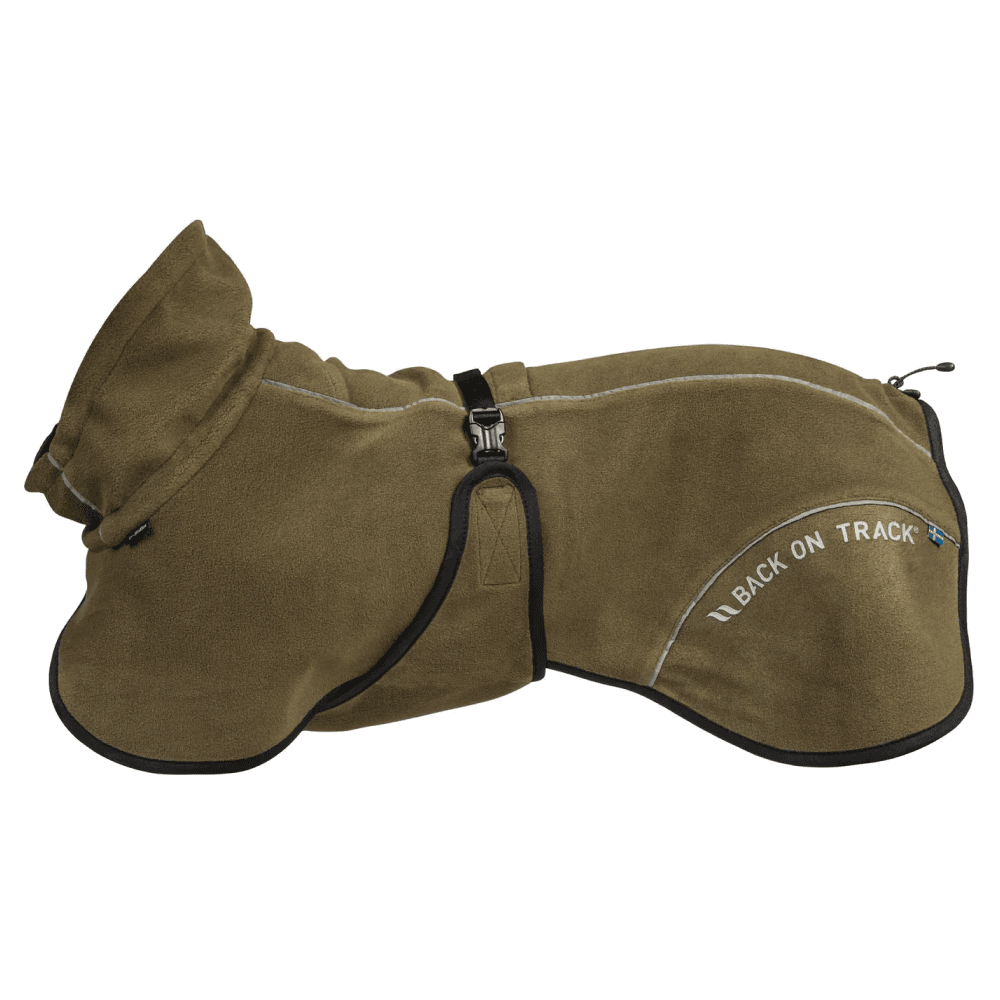 Back on Track Bay Fleece Coat High Set Tail 40-50 cm Oliivinvihreä