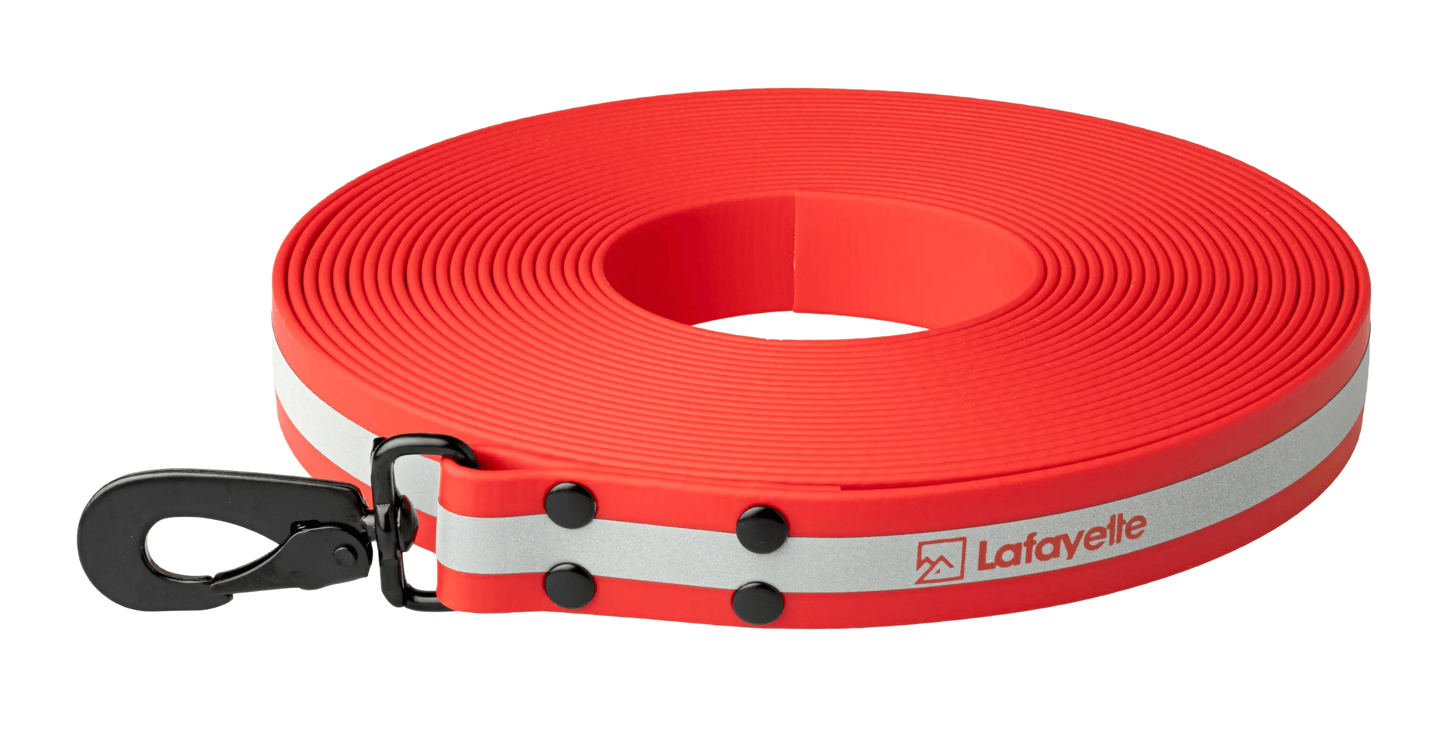 Lafayette Jäljityshihna, punainen, 15 m, heijastava, 25 mm