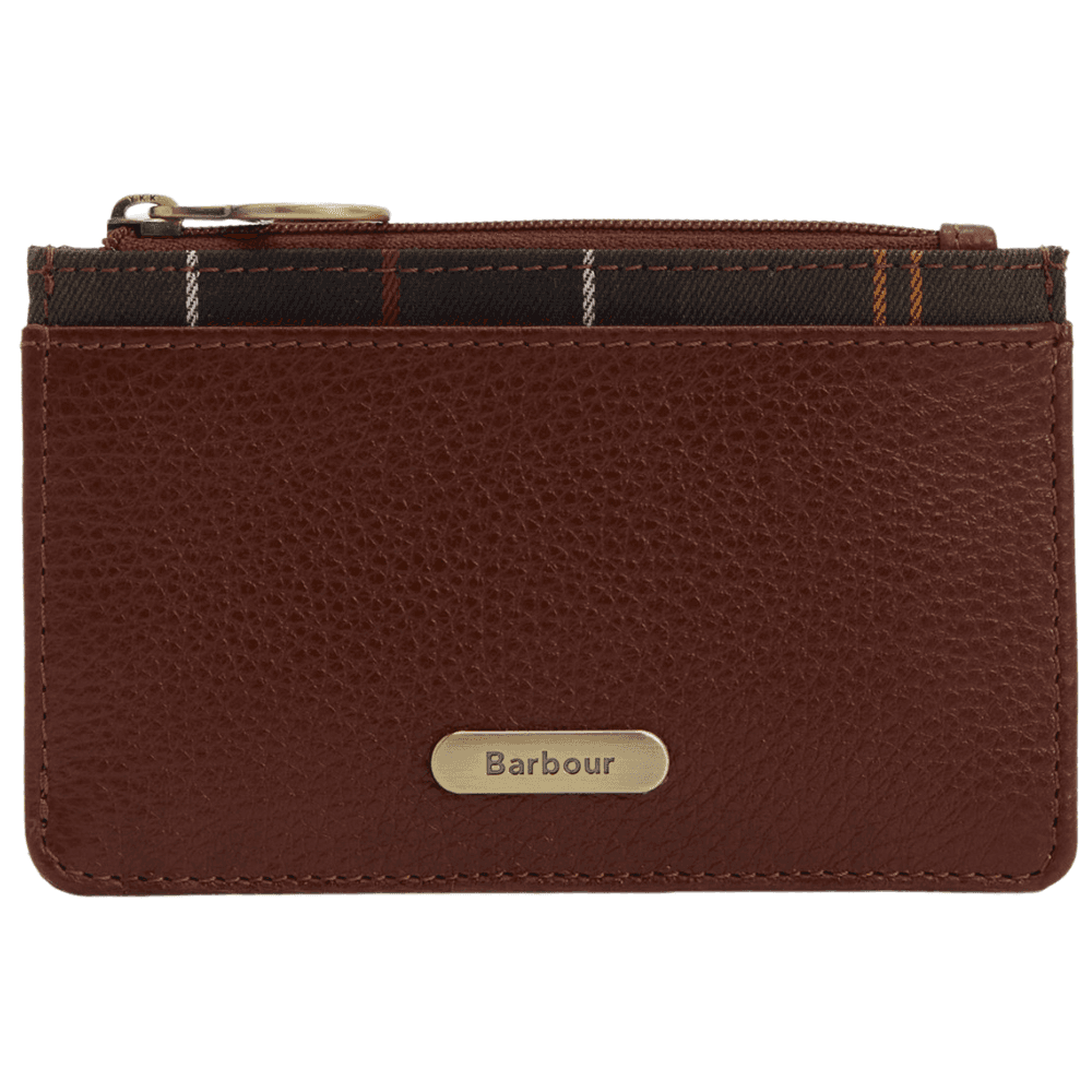 Barbour W's Alder Leather Card Holder Brown/Classic