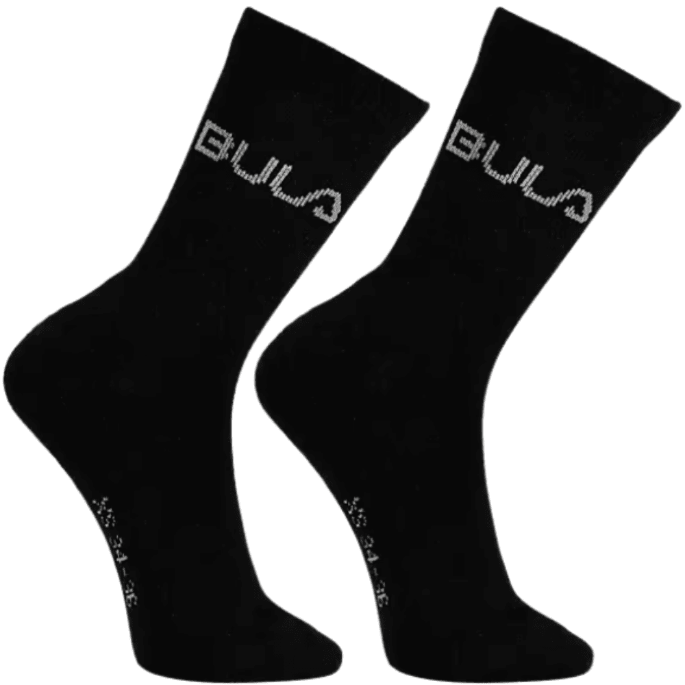Bula 2Pk Wool Socks Junior Musta