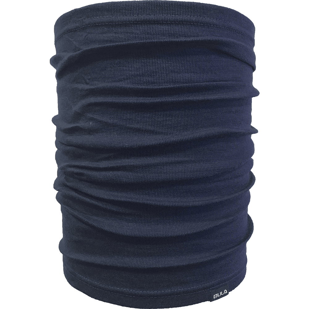 Bula Solid Wool Tube Junior Tummansininen