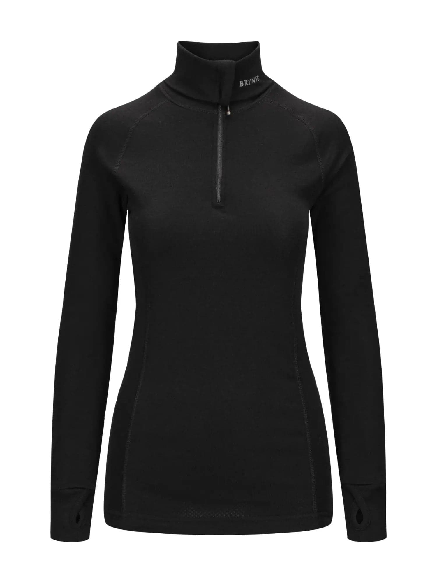 Brynje Lady Arctic Zip Polo Musta