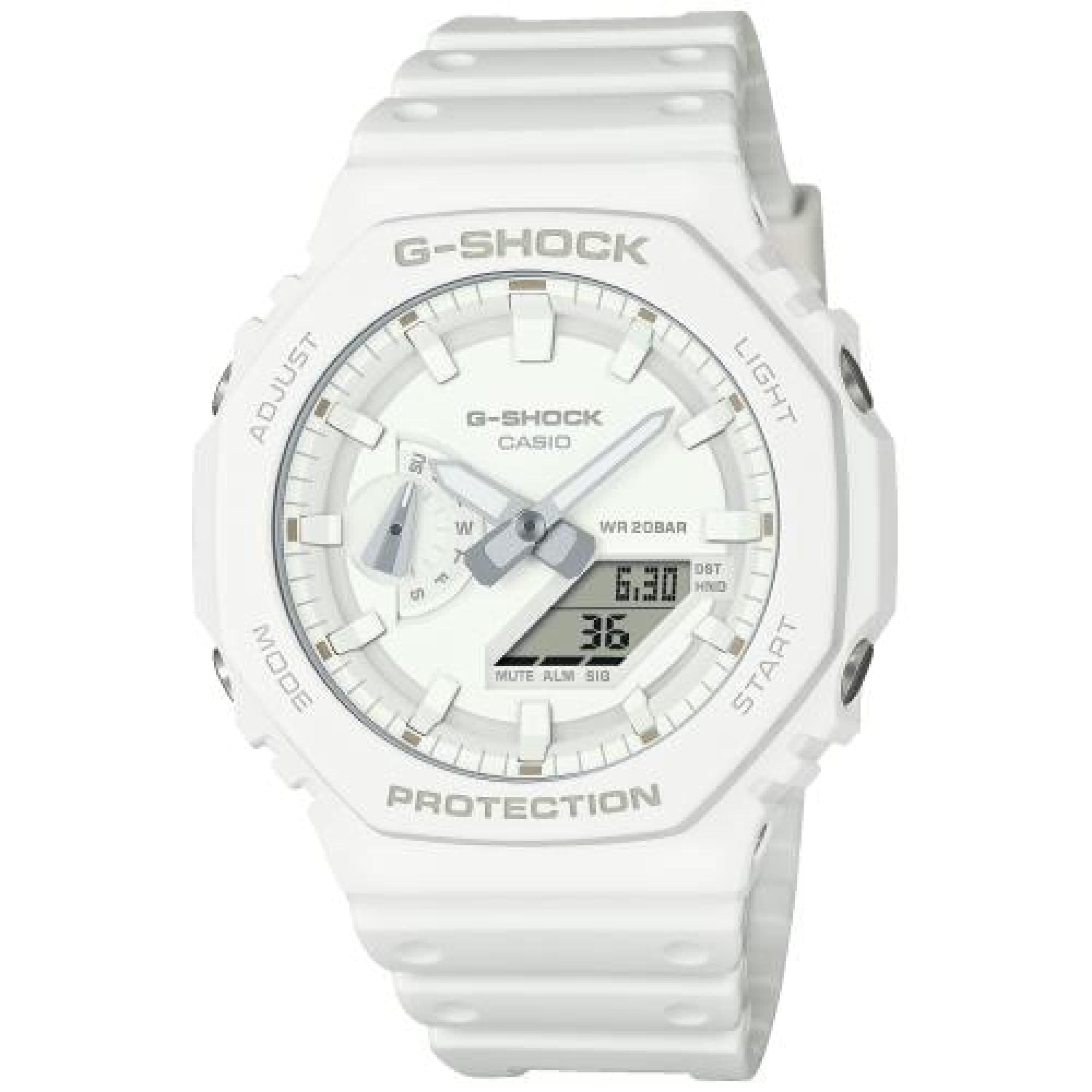 Casio G-Shock GA-2100-7A7ER Valkoinen
