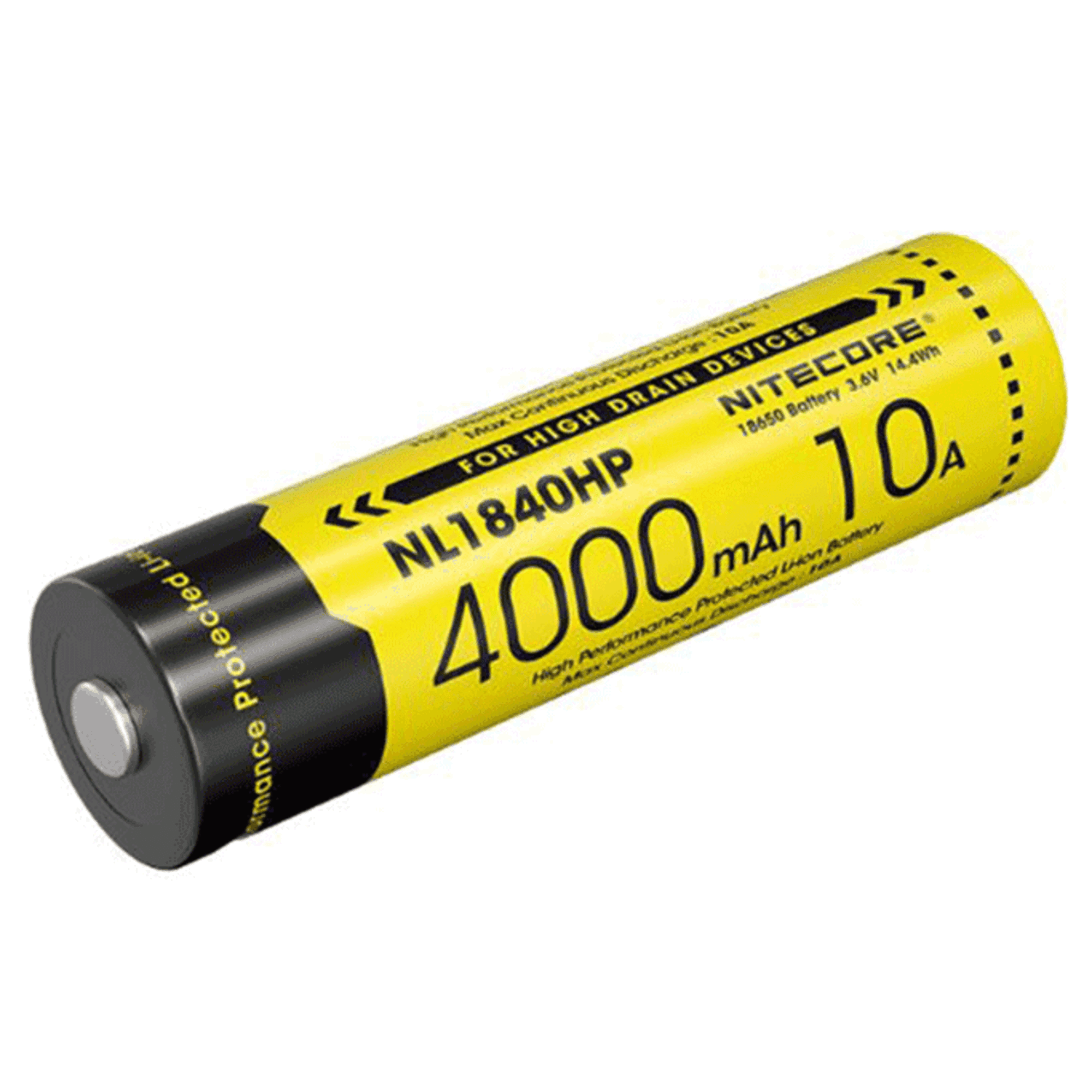 Nitecore NL1840HP Keltainen