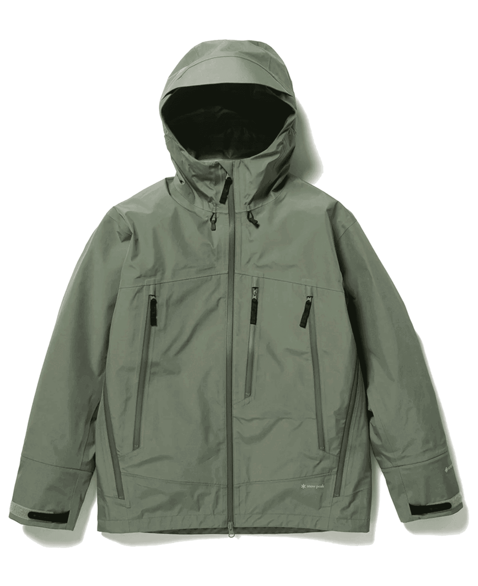 Snow Peak GORE-TEX Rain Jacket Oliivinvihreä